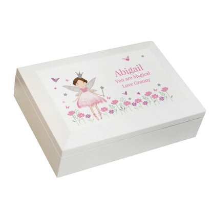 Personalised Fairy Princess Jewellery Box