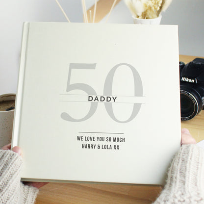 Personalised Birthday Square Photo Album