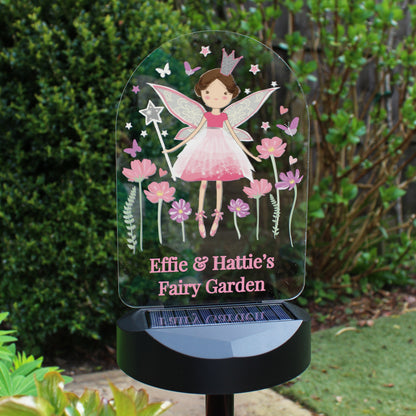 Personalised Fairy Princess Solar Light