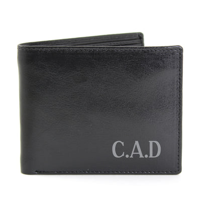 Personalised Initial Leather Wallet