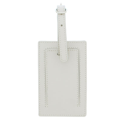 Personalised Classic Cream Luggage Tag