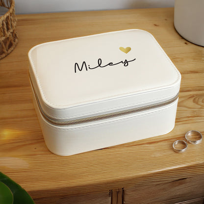 Personalised Leatherette Jewellery Box