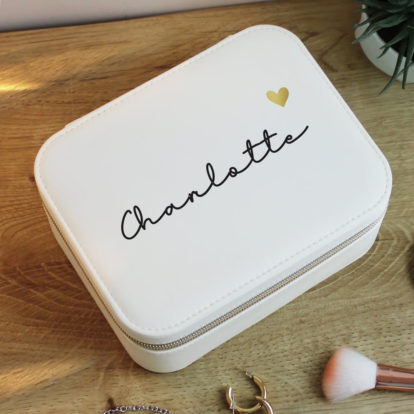 Personalised Leatherette Jewellery Box
