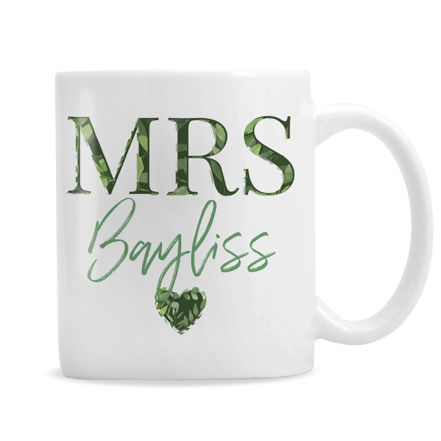 Personalised Mrs Foliage Mug