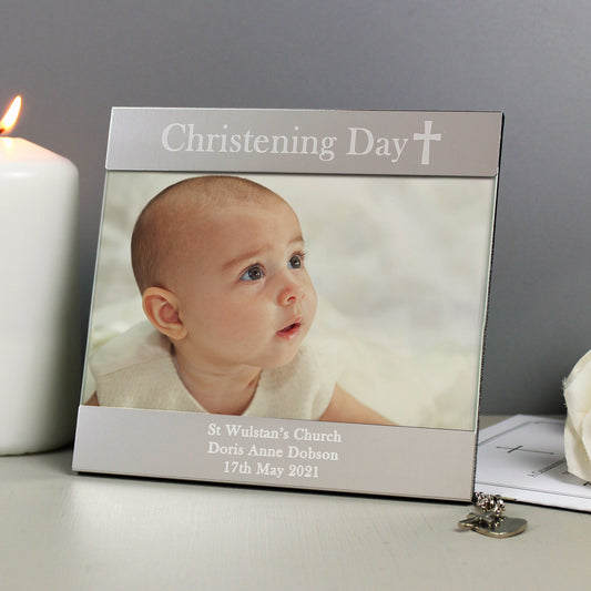 Personalised Christening Day 6x4 Photo Frame