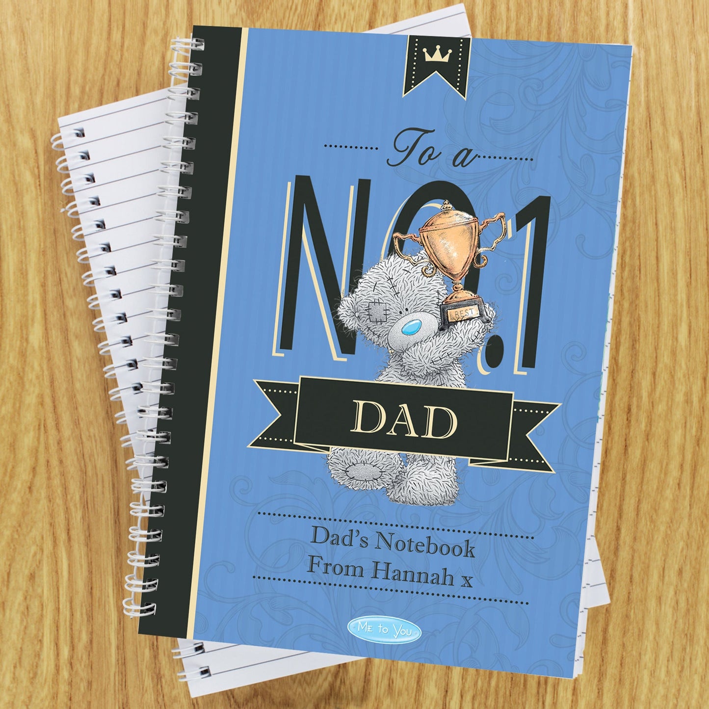 Personalised Me to You No1 Paperback A5 Notebook